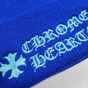 CHROME HEARTS クロム・ハーツ WATCH CAP BLUE ビーニー 青 Size 【フリー】 【新古品・未使用品】 20830242