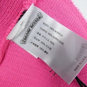 CHROME HEARTS クロム・ハーツ WATCH CAP PINK ビーニー ピンク Size 【フリー】 【新古品・未使用品】 20830243