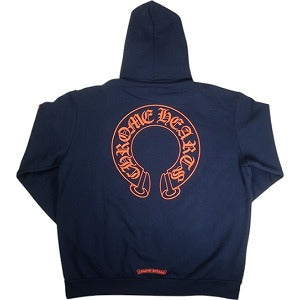 CHROME HEARTS クロム・ハーツ HORSE SHOE HOODIE NAVY/RED パーカー 紺 Size 【L】 【新古品・未使用品】 20830251