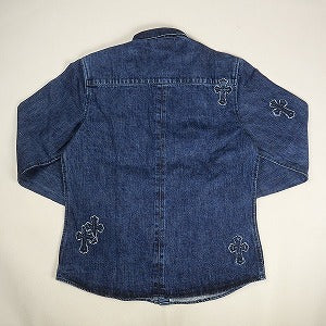 CHROME HEARTS クロム・ハーツ CRS PTCHS DENIM SHIRT INDIGO 長袖シャツ インディゴ Size 【XXL】 【新古品・未使用品】 20830266