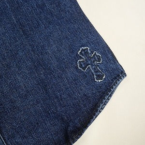 CHROME HEARTS クロム・ハーツ CRS PTCHS DENIM SHIRT INDIGO 長袖シャツ インディゴ Size 【XXL】 【新古品・未使用品】 20830266