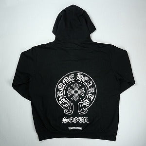 CHROME HEARTS クロム・ハーツ SEOUL HORSESHOE FULL ZIP HOODIE BLACK ソウル限定ジップパーカー 黒 Size 【L】 【新古品・未使用品】 20830268