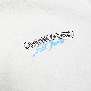 CHROME HEARTS クロム・ハーツ ST BARTH SWTSHRT PLVR LTD セントバース限定 プリントロゴ プルオーバーパーカー 白 Size 【XL】 【新古品・未使用品】 20830298