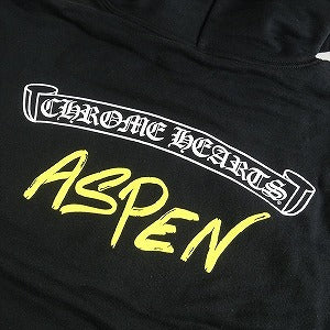CHROME HEARTS クロム・ハーツ ASPEN SCROLL ZIP UP HOODIE BLACK アスペン限定ジップパーカー 黒 Size 【XL】 【新古品・未使用品】 20830303
