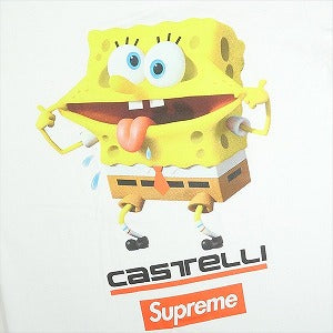 SUPREME シュプリーム ×SpongeBob SquarePants ×Castelli 25SS Racing L/S Tee White ロンT 白 Size 【XL】 【新古品・未使用品】 20830316