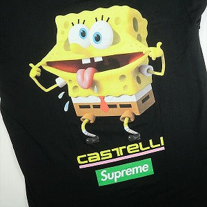 SUPREME シュプリーム ×SpongeBob SquarePants ×Castelli 25SS Racing L/S Tee Black ロンT 黒 Size 【XL】 【新古品・未使用品】 20830317