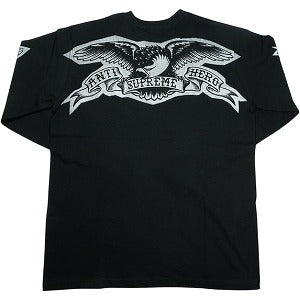SUPREME シュプリーム ×ANTI HERO 25FW Eagle L/S Tee Black ロンT 黒 Size 【M】 【新古品・未使用品】 20830341