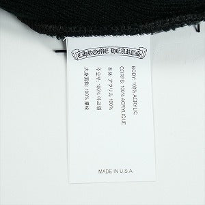 CHROME HEARTS クロム・ハーツ CH WATCH CAP BLACK/BLACK ビーニー 黒 Size 【フリー】 【新古品・未使用品】 20830347