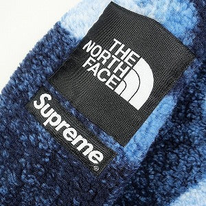 SUPREME シュプリーム ×THE NORTH FACE 21AW Bleached Denim Print Fleece Jacket Indigo ジャケット インディゴ Size 【M】 【新古品・未使用品】 20830357