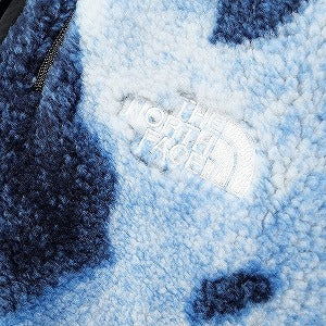 SUPREME シュプリーム ×THE NORTH FACE 21AW Bleached Denim Print Fleece Jacket Indigo ジャケット インディゴ Size 【L】 【新古品・未使用品】 20830358