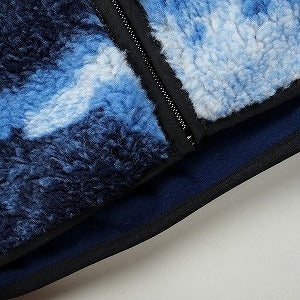 SUPREME シュプリーム ×THE NORTH FACE 21AW Bleached Denim Print Fleece Jacket Indigo ジャケット インディゴ Size 【L】 【新古品・未使用品】 20830358