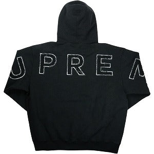SUPREME シュプリーム 25SS Frayed Hooded Sweatshirt Black パーカー 黒 Size 【XXL】 【新古品・未使用品】 20830359