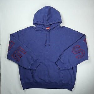 SUPREME シュプリーム 25SS Frayed Hooded Sweatshirt Washed Navy パーカー 紺 Size 【XXL】 【新古品・未使用品】 20830360
