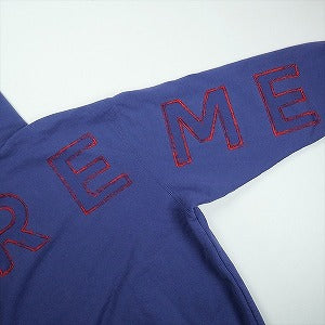 SUPREME シュプリーム 25SS Frayed Hooded Sweatshirt Washed Navy パーカー 紺 Size 【XXL】 【新古品・未使用品】 20830360
