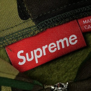 SUPREME シュプリーム 25FW Collegiate Applique Zip Up Hooded Sweatshirt Woodland Camo ジップパーカー 緑 Size 【XXL】 【新古品・未使用品】 20830361