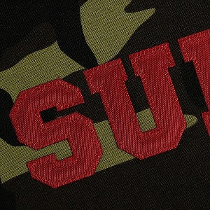 SUPREME シュプリーム 25FW Collegiate Applique Zip Up Hooded Sweatshirt Woodland Camo ジップパーカー 緑 Size 【XXL】 【新古品・未使用品】 20830361