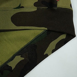 SUPREME シュプリーム 25FW Collegiate Applique Zip Up Hooded Sweatshirt Woodland Camo ジップパーカー 緑 Size 【XXL】 【新古品・未使用品】 20830361