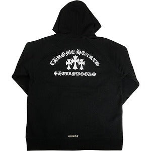 CHROME HEARTS クロム・ハーツ SWTSHRT U SAILIN ON ZIP PLVR ROCKER ARCH BLACK ジップパーカー 黒 Size 【L】 【新古品・未使用品】 20830369
