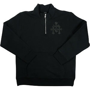 CHROME HEARTS クロム・ハーツ Y NOT PAPER JAM 1/2 ZIP SWEATSHIRT BLACK ハーフジップスウェット 黒 Size 【M】 【新古品・未使用品】 20830370