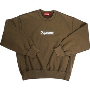 SUPREME シュプリーム 25SS Washed Box Logo Crewneck Brown クルー