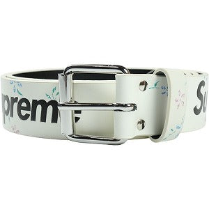 SUPREME シュプリーム 25FW Repeat Leather Belt white ベルト 白 Size 【L】 【新古品・未使用品】 20830389