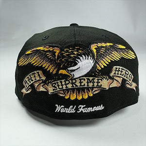SUPREME シュプリーム ×ANTI HERO 25FW New Era Black キャップ 黒 Size 【7　1/2(L)】 【新古品・未使用品】 20830390