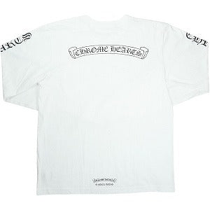 CHROME HEARTS クロム・ハーツ SCROLL L/S T-SHIRT WHITE ロンT 白 Size 【L】 【新古品・未使用品】 20830411