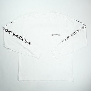 CHROME HEARTS クロム・ハーツ SCROLL L/S T-SHIRT WHITE ロンT 白 Size 【L】 【新古品・未使用品】 20830411