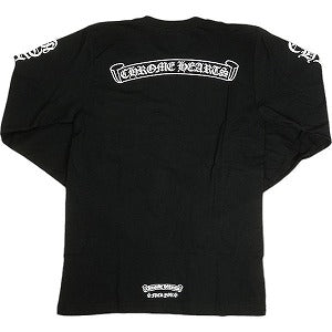 CHROME HEARTS クロム・ハーツ SCROLL L/S T-SHIRT BLACK ロンT 黒 Size 【XXL】 【新古品・未使用品】 20830412
