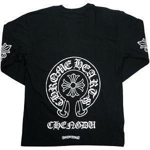 CHROME HEARTS クロム・ハーツ CHENGDU HORSESHOE L/S T-SHIRT BLACK チェンドゥ限定ロンT 黒 Size 【L】 【新古品・未使用品】 20830413