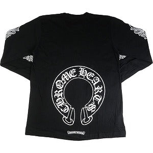CHROME HEARTS クロム・ハーツ HORSESHOE L/S T-SHIRT BLACK ロンT 黒 Size 【L】 【新古品・未使用品】 20830414
