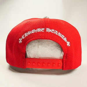CHROME HEARTS クロム・ハーツ HAT 6 PANEL CAP ON FIELD BSBL RED キャップ 赤 Size 【フリー】 【新古品・未使用品】 20830441
