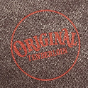 TENDERLOIN テンダーロイン TEE ACID WASH G BROWN Tシャツ 茶 Size 【XL】 【新古品・未使用品】 20830579
