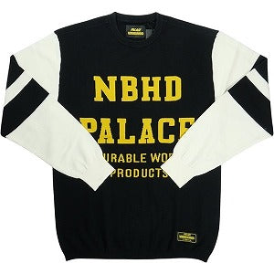 Palace Skateboards パレススケートボード ×NEIGHBORHOOD Knitted Moto Top Black ニットセーター 黒 Size 【S】 【新古品・未使用品】 20830608