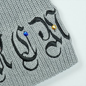 SUPREME シュプリーム 25FW AOI Gems Beanie Heather Grey ビーニー 灰 Size 【フリー】 【新古品・未使用品】 20830617