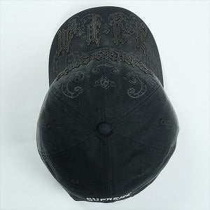 SUPREME シュプリーム 25SS Leather Applique 6-Panel Black キャップ 黒 Size 【フリー】 【新古品・未使用品】 20830619