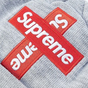 SUPREME シュプリーム 20AW New Era Cross Box logo Beanie Heather Grey ボックスロゴビーニー 灰 Size 【フリー】 【新古品・未使用品】 20830621