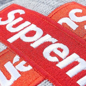 SUPREME シュプリーム 20AW New Era Cross Box logo Beanie Heather Grey ボックスロゴビーニー 灰 Size 【フリー】 【新古品・未使用品】 20830621