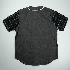 SUPREME シュプリーム 14SS Denim Flannel Baseball Shirt Black 半袖ベースボールシャツ 黒 Size 【M】 【中古品-非常に良い】 20830624