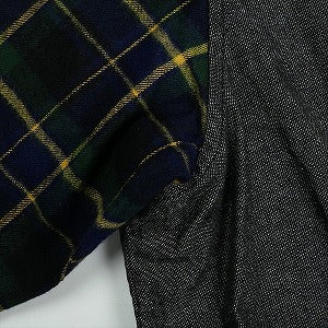 SUPREME シュプリーム 14SS Denim Flannel Baseball Shirt Black 半袖ベースボールシャツ 黒 Size 【M】 【中古品-非常に良い】 20830624