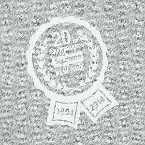 SUPREME シュプリーム 14SS 20th Box Logo Tee Tシャツ 灰 Size 【M】 【中古品-良い】 20830627
