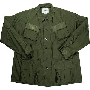 WTAPS ダブルタップス 19AW MODULAR LS 01 ジャケット オリーブ Size 【L】 【中古品-良い】 20830648