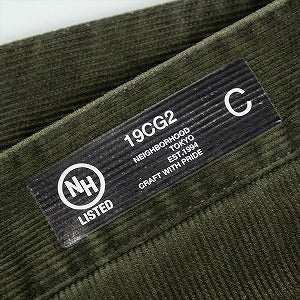 NEIGHBORHOOD ネイバーフッド 19AW SAVAGE CORD/CE-PT パンツ 緑 Size 【L】 【中古品-良い】 20830649