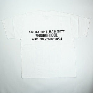 NEIGHBORHOOD ネイバーフッド × KATHARINE HAMNETT 22SS NHKH C-TEE SS 221PCKHN-STM01S Tシャツ 白 Size 【L】 【新古品・未使用品】 20830666