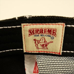 SUPREME シュプリーム ×True Religion 25FW Mesh Back 6-Panel Black キャップ 黒 Size 【フリー】 【新古品・未使用品】 20830693