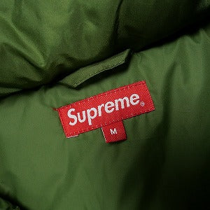 SUPREME シュプリーム 19SS Bonded Logo Puffy Jacket Olive パフィージャケット オリーブ Size 【M】 【中古品-非常に良い】 20830698