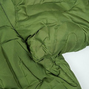 SUPREME シュプリーム 19SS Bonded Logo Puffy Jacket Olive パフィージャケット オリーブ Size 【M】 【中古品-非常に良い】 20830698