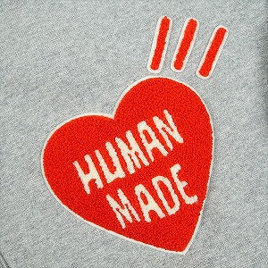 HUMAN MADE ヒューマンメイド HALF ZIP SWEATSHIRT GRAY ハーフジップスウェット 灰 Size 【L】 【中古品-良い】 20830704