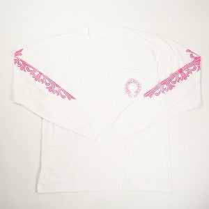 CHROME HEARTS クロム・ハーツ HORSESHOE L/S TEE WHITE/PINK ロンT 白 Size 【M】 【新古品・未使用品】 20830723