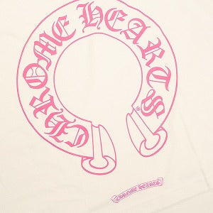 CHROME HEARTS クロム・ハーツ HORSESHOE L/S TEE WHITE/PINK ロンT 白 Size 【M】 【新古品・未使用品】 20830723